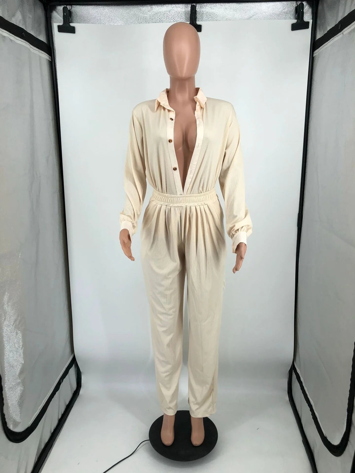 Casual Loose Two-Piece Set (Without Belt) AY2635