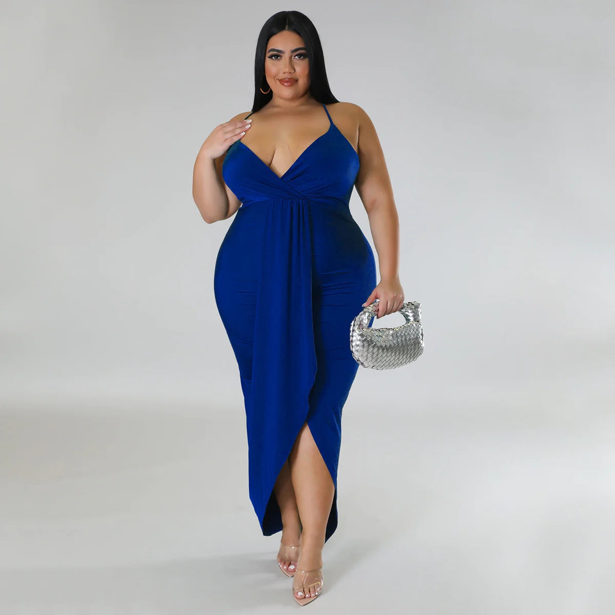 Hot Selling V-Neck Stretch Dress AY2660
