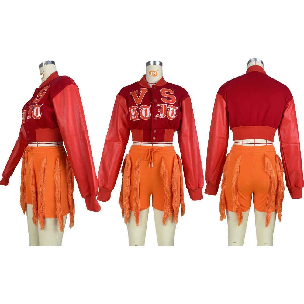 Hot selling casual letter baseball jacket AY2621