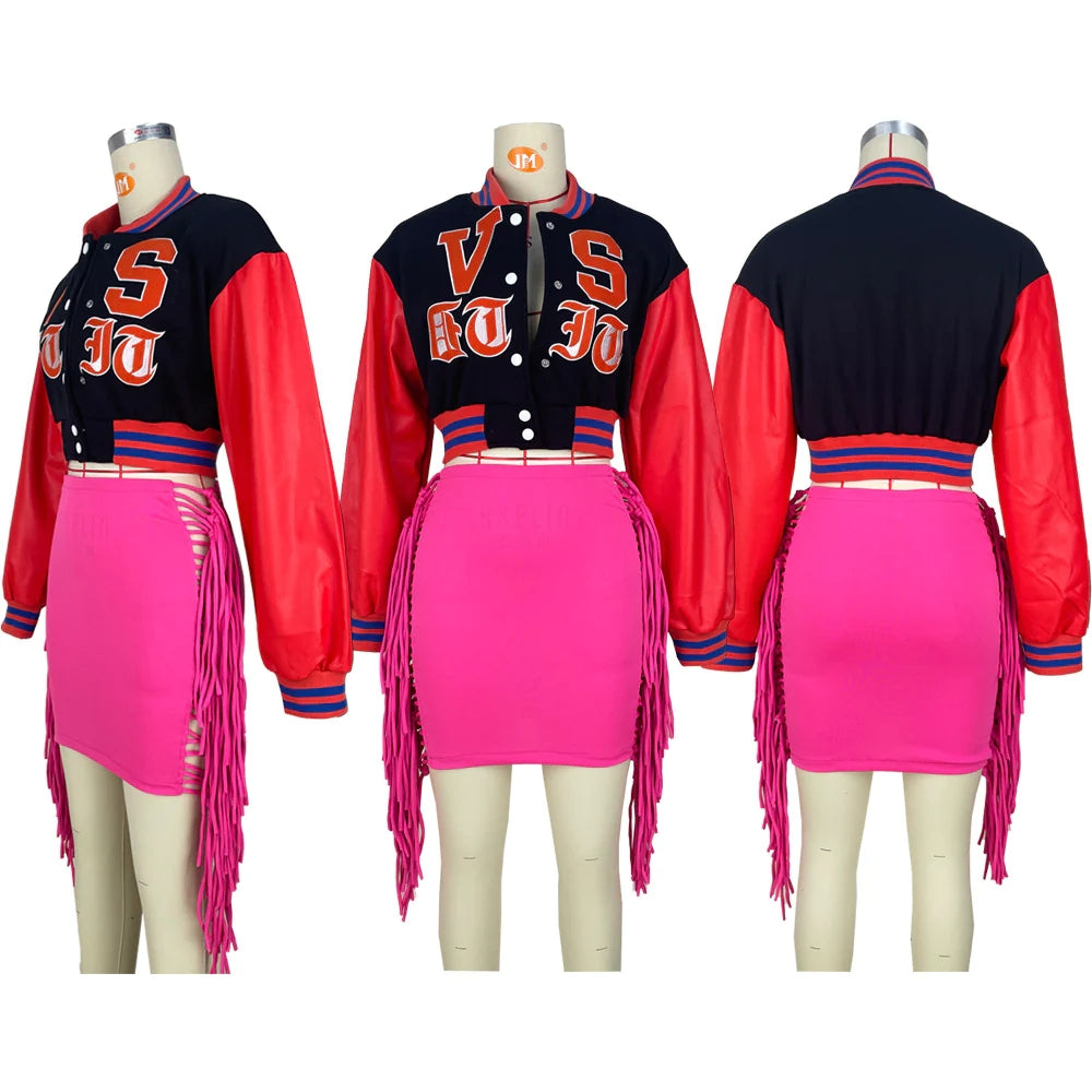Hot selling casual letter baseball jacket AY2621