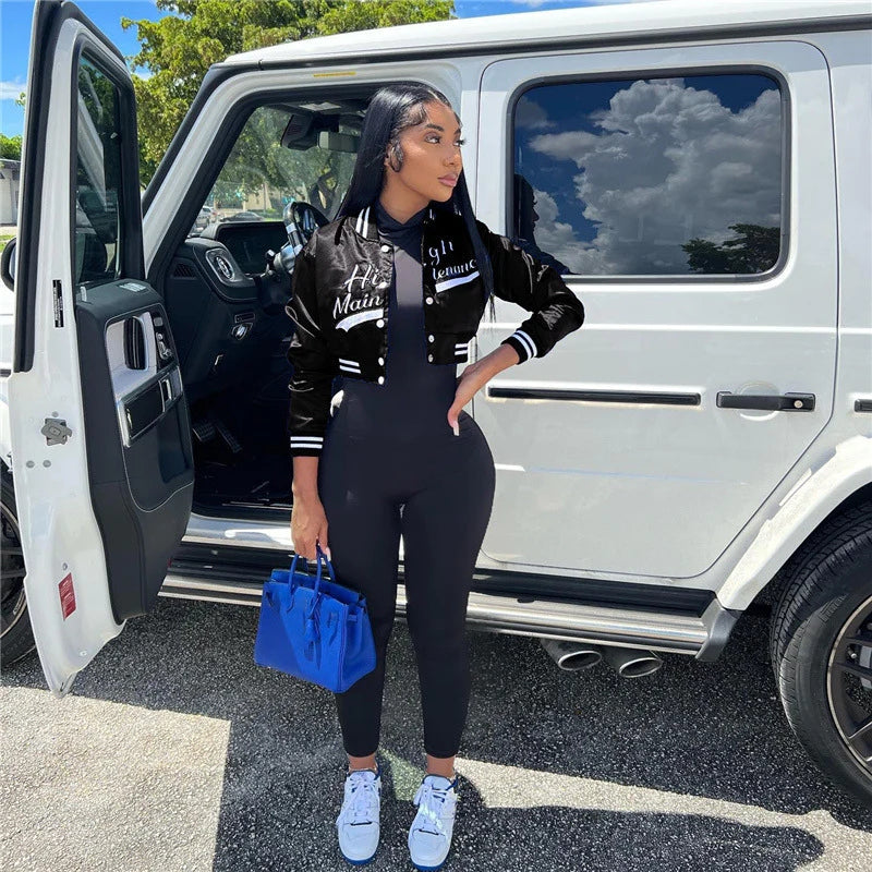 Hot selling casual letter baseball jacket AY2621