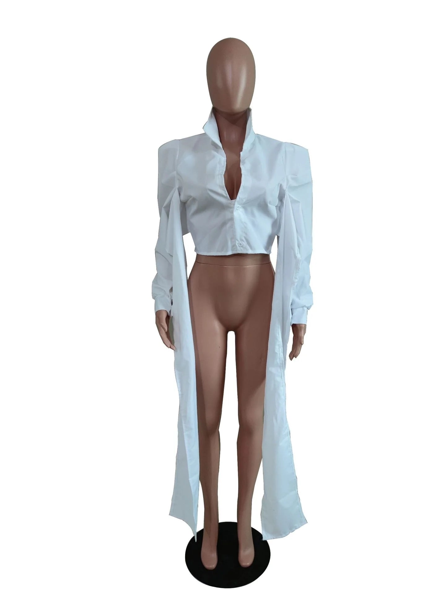 Sexy waist tie shirt AY2646