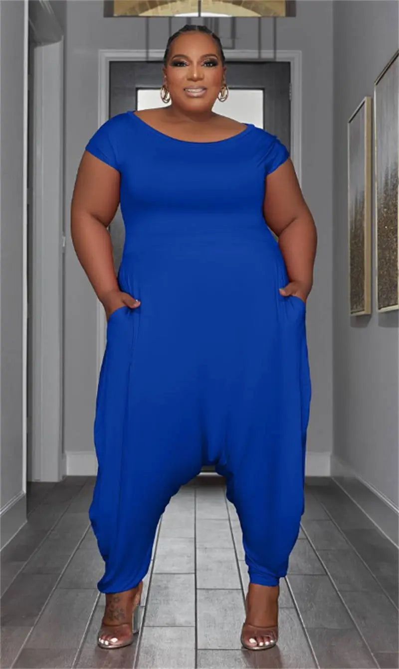 Wholesale Fashion jumpsuit for women plus size:L-5XL