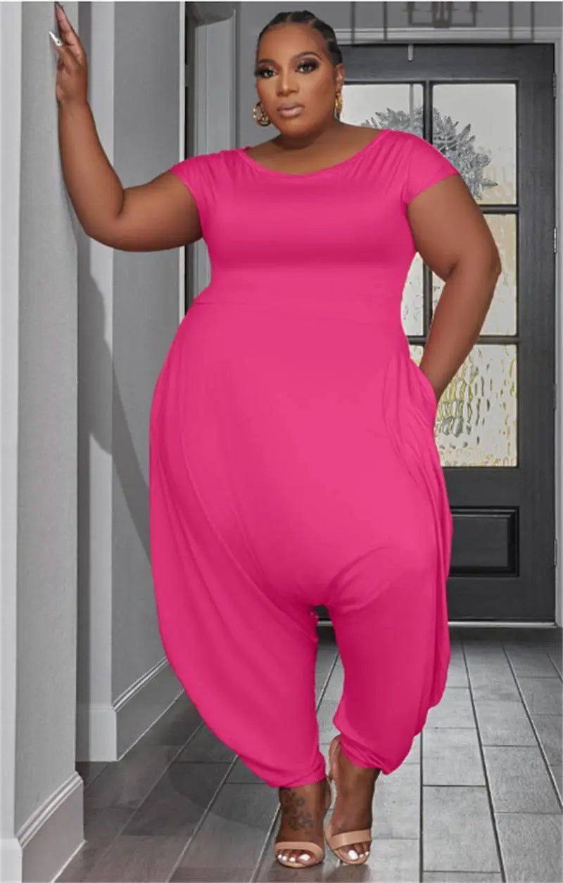 Wholesale Fashion jumpsuit for women plus size:L-5XL