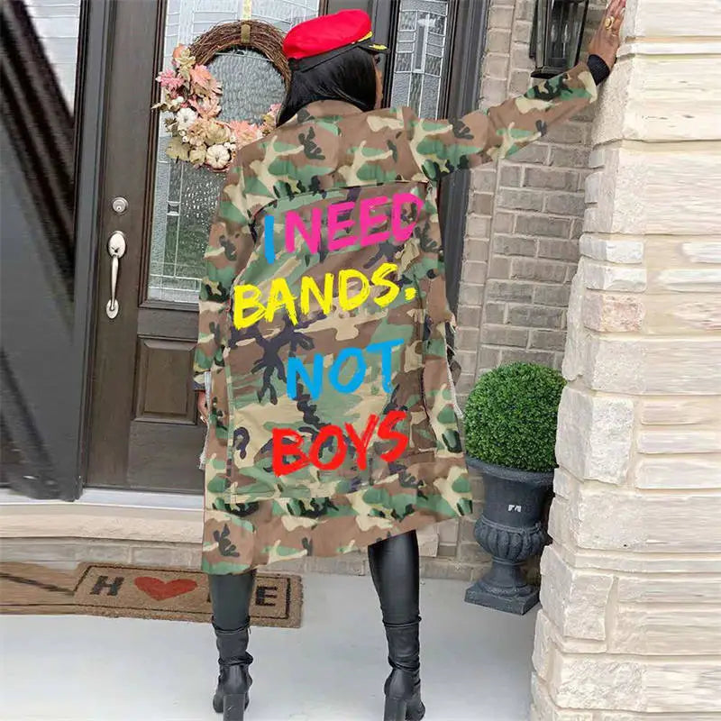 Wholesale Fashion camouflage coat size:S-3XL