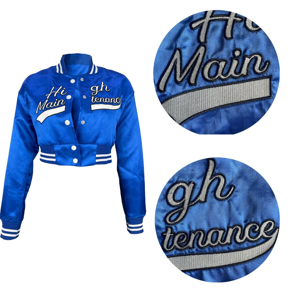 Hot selling casual letter baseball jacket AY2621